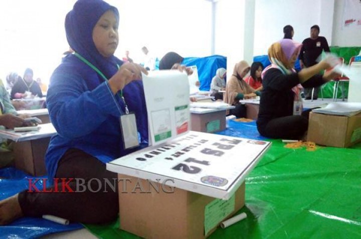 KPU Bontang Rekrut 100 Orang untuk Lipat 616 Ribu Surat Suara 