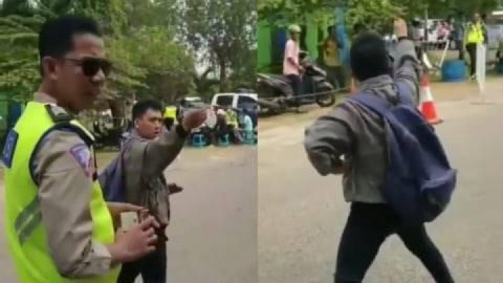 Ditilang Polisi, Pria Ini Malah Pamer 