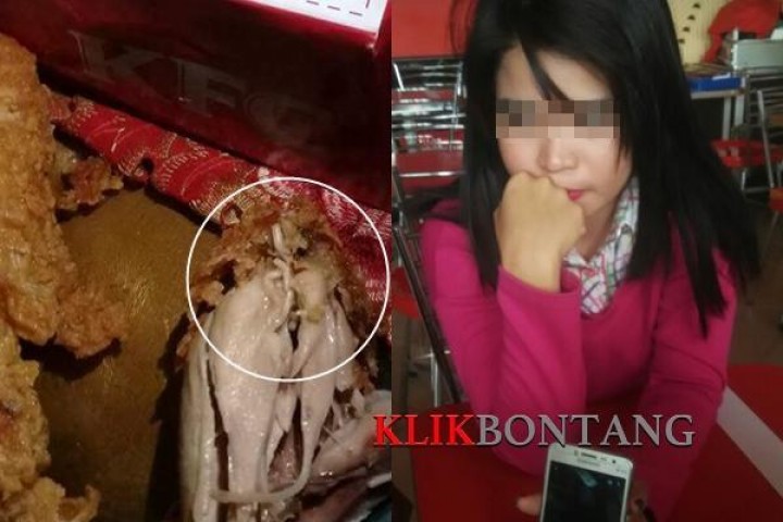 Ditemukan Banyak Ulat di Ayam Goreng KFC Bontang