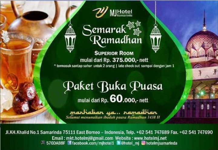 Raih Berkah Ramadhan Bersama Hotel MJ Samarinda