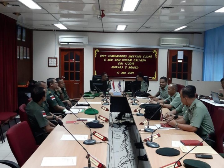 Korem 091/ASN dan Tentara Diraja Malaysia Perkuat Kerja Sama