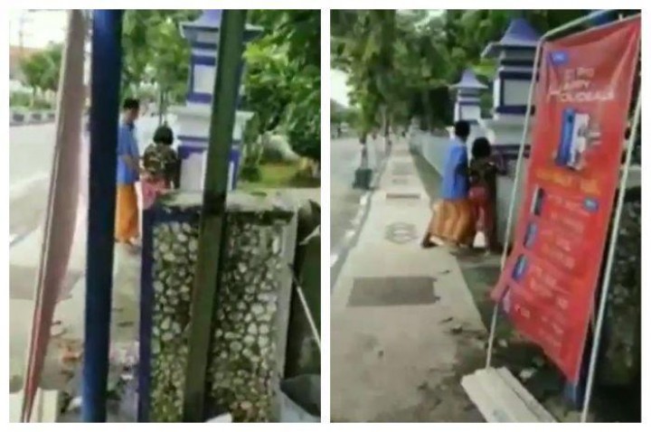 Seorang Pria Telanjangi Wanita di Pinggir Jalan Lalu Pergi Seolah Tak Terjadi Apa-apa,