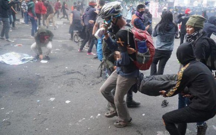 Demo Mahasiswa Bandung, 433 Dievakuasi dan 38 Dirujuk ke RS 