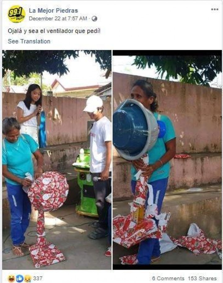 Dikira Dapat Kipas Angin, Emak-Emak Ini Malah Kena Prank