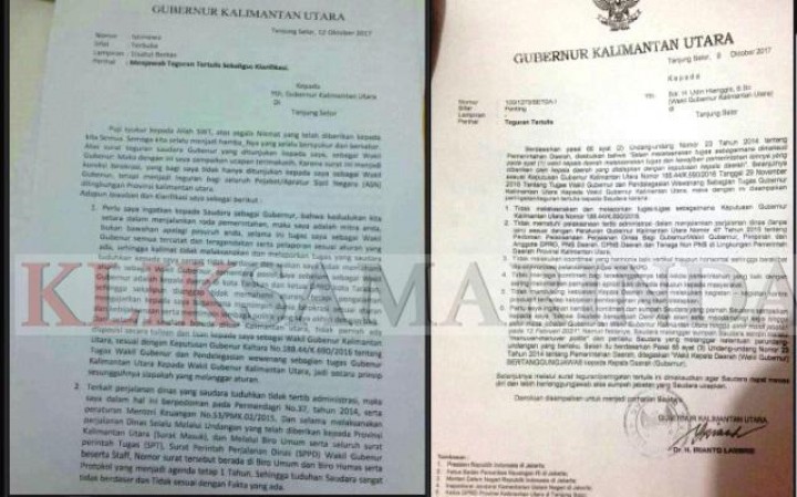 Dianggap Manuver, Gubernur Kaltara Tegur Wagub