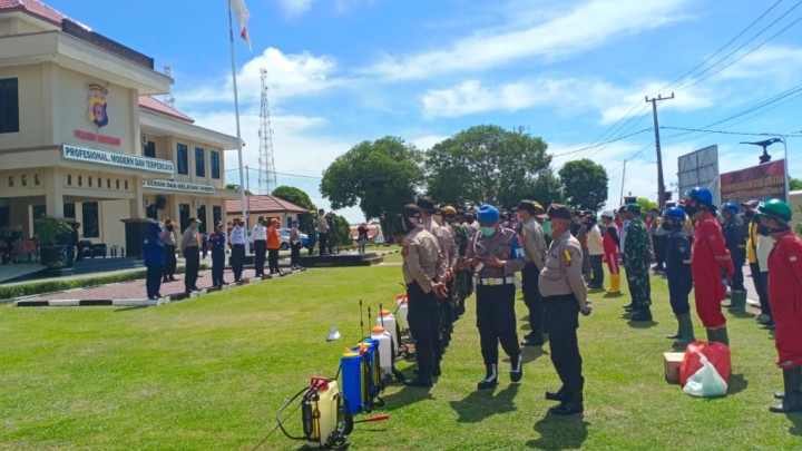 5 Titik Lokasi Yang Akan Di Semprot Desinfektan Oleh Personil Gabungan TNI-Polri dan Pemerintah