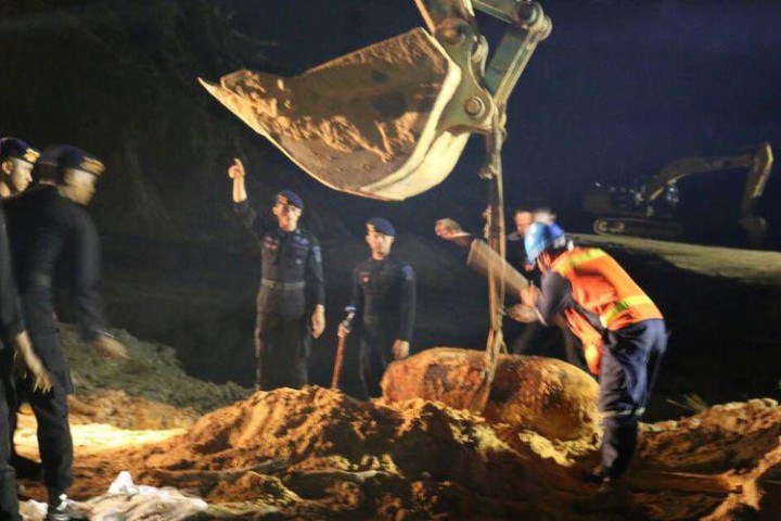 Bom Sisa Perang Dunia Ditemukan di Balikpapan