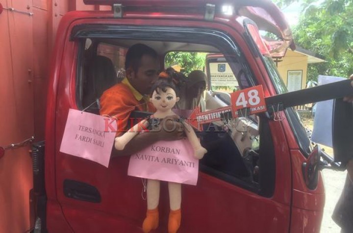 Ayah Pembunuh Balita Jalani Rekonstruksi, 133 Adegan Diperagakan