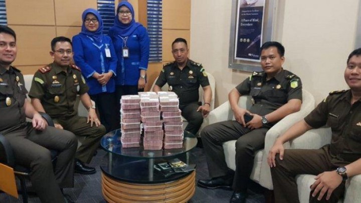 Kejari Bontang Eksekusi Uang Sitaan Rp 2,5 Miliar