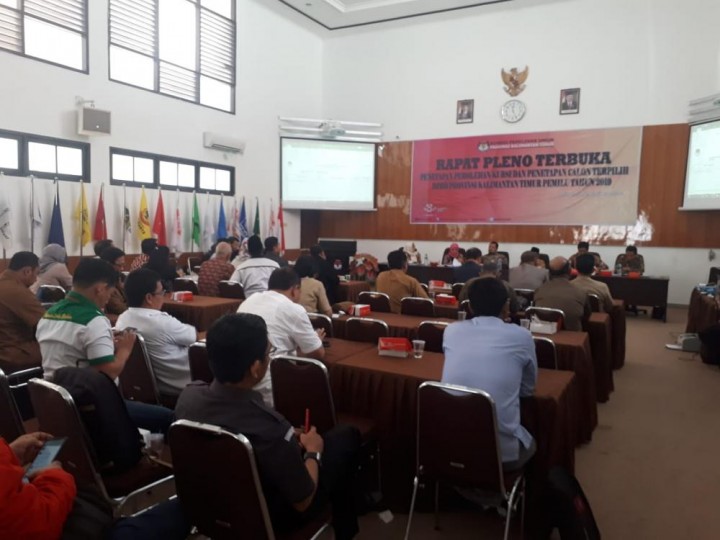 KPU Kaltim Tetapkan 55 Anggota DPRD Kaltim 2019-2024 