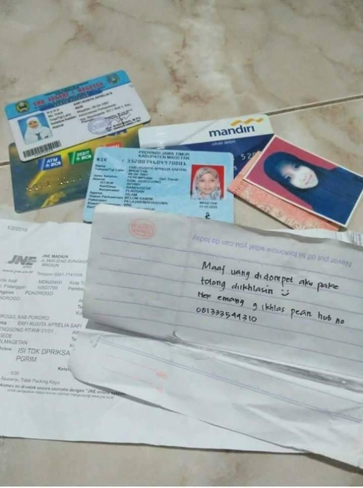 Bikin Ketawa! Maling Zaman Now: Uangnya Diambil, Dompetnya Dikembalikan
