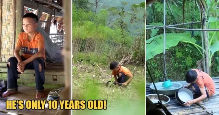 Ayah dan Neneknya Meninggal, Bocah Ini Berkebun dan Hanya Makan Sayur