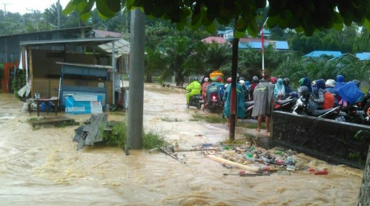 Empat Kecamatan di Balikpapan jadi Lautan