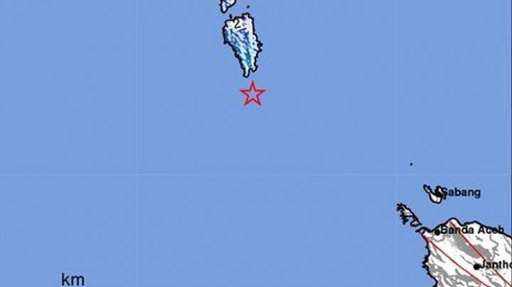 Gempa 5 SR Guncang Kota Sabang 