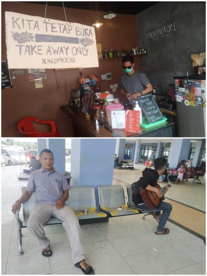 Bontang Lawan Corona, Sejumlah Kafe yang jadi Tempat Nongkrong Hanya Terima Take Away