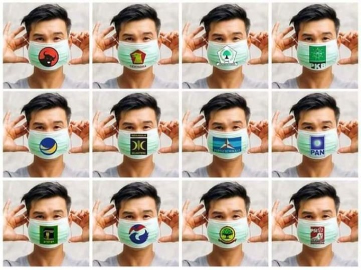 Netizen ke Parpol saat Masker Langka: Cuma Hadir saat Pemilu