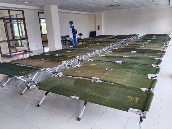 Pencegahan Covid-19, Stadion Taman Prestasi Menjadi Persiapan Ruang Isolasi