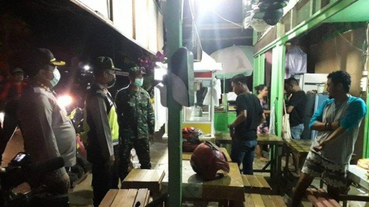 Sisir Tempat Keramaian di Tenggarong, Kapolres Kukar dan Dandim Ajak Masyarakat tak Keluar Rumah