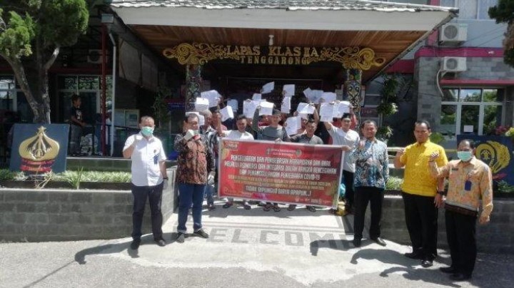 Pandemi Virus Corona, Ratusan Warga Binaan di Lapas Klas II A Tenggarong Kukar Bebas Bersyarat