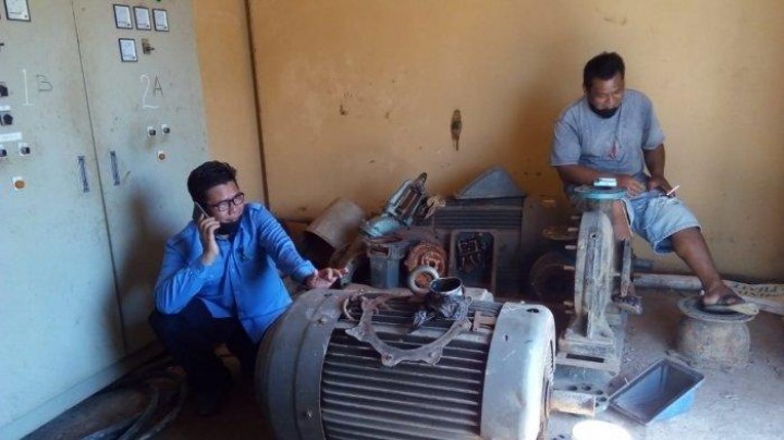 Pompa Transmisi Intake Teluk Dalam Terbakar, Ribuan Pelanggan di 7 Desa Ini Kesulitan Air Bersih