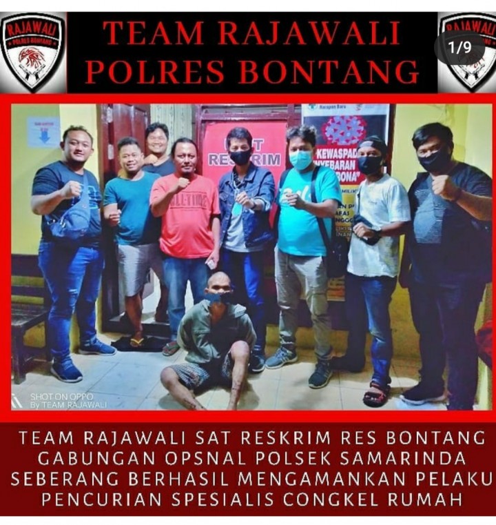 Residivis Spesialis Congkel Rumah Dibekuk di Samarinda, Beraksi di Kawasan Perumahan