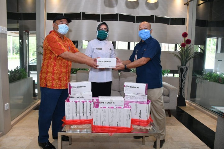 PKT Gelontorkan Rp 150 Juta untuk Alat Rapid Test di RSUD Taman Husada