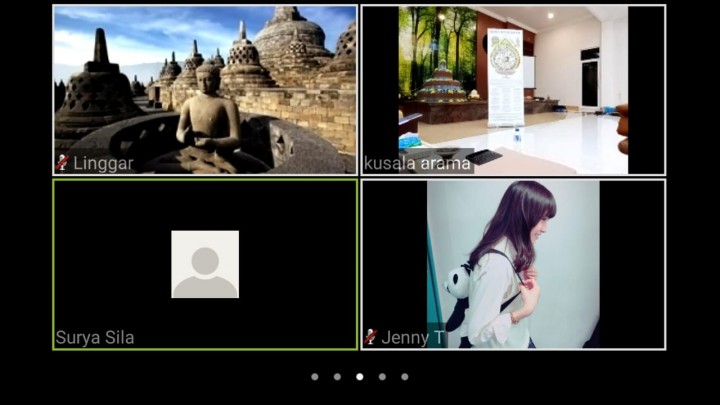 Umat Buddha Bontang Rayakan Waisak Secara Online