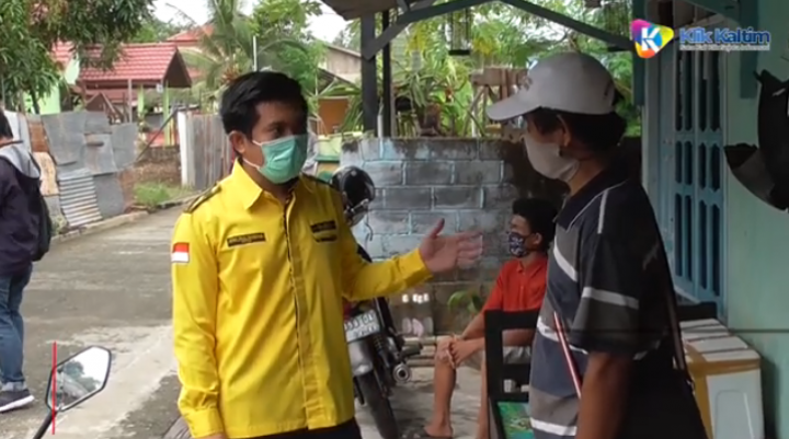 Ketua DPRD Asal Kalimantan Ini Bagikan 1.000 Sembako ke Warga Terdampak Covid-19