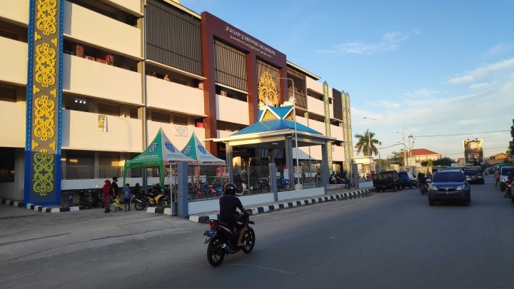 Sepekan Setelah Dibuka, Lapak Pedagang di Pasar Rawa Indah Banyak Kosong