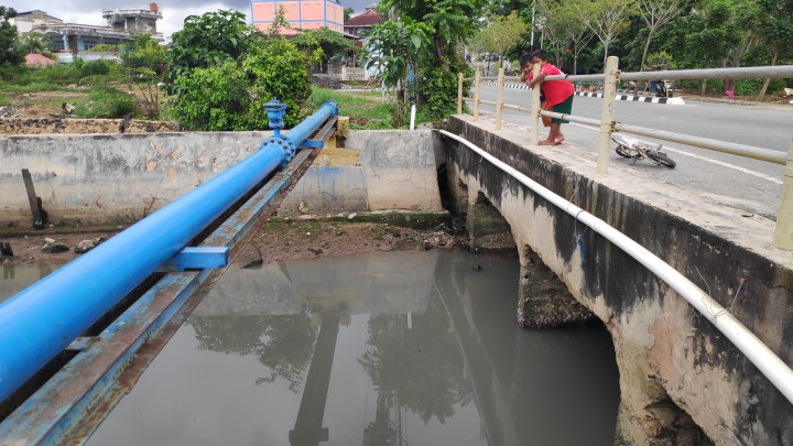Air Sungai Jembatan Kuning Sudah Kembali Normal