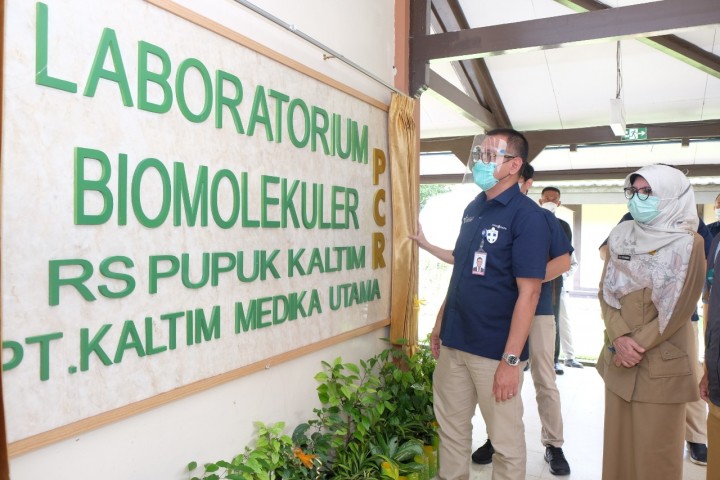 Berstandar BSL, Rahmad Pribadi Kenalkan Lab Biomolekuler PCR untuk Covid-19 di RS Pupuk Kaltim