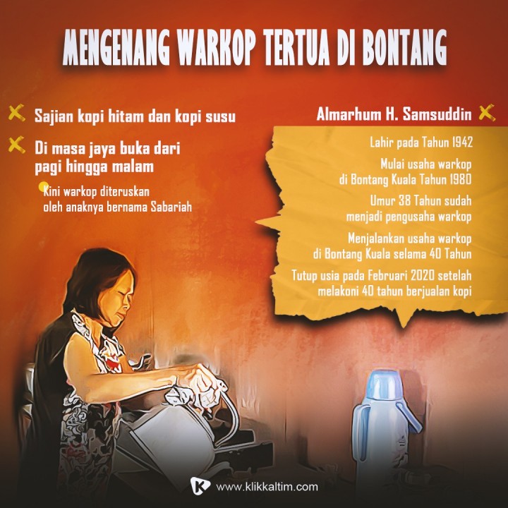 Mengenang Warung Kopi Tertua di Bontang yang Bertahan Hingga Sekarang