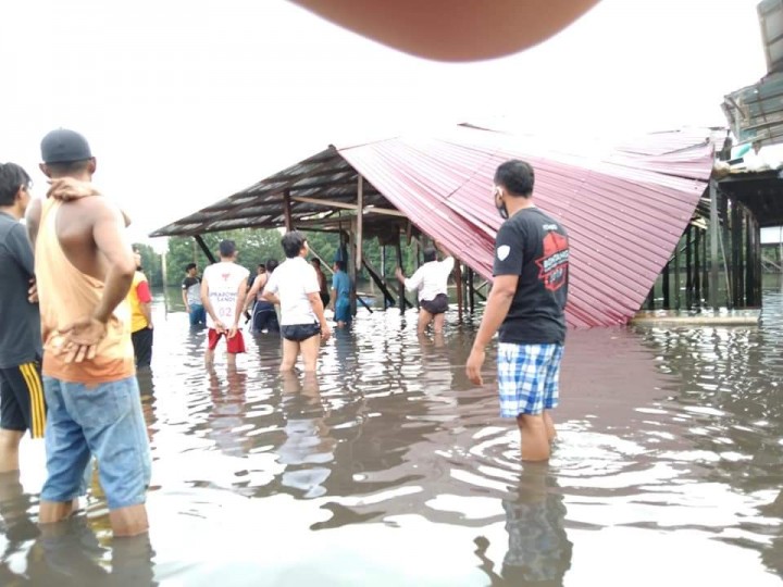 Rumah Warga Nyaris Ambruk Ditiup Angin, Begini Imbauan BPBD Bontang