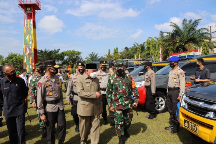 TNI-Polri Bersama Elemen Masyarakat Gelar Apel Kesiapsiagaan