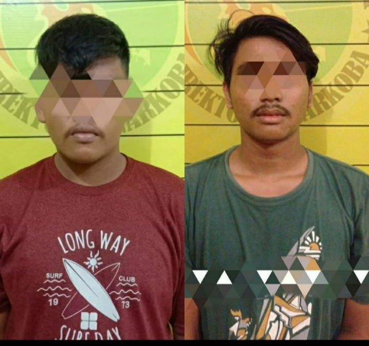 Polres Bontang Ciduk 2 Orang Pengedar Sabu di Gunung Elai