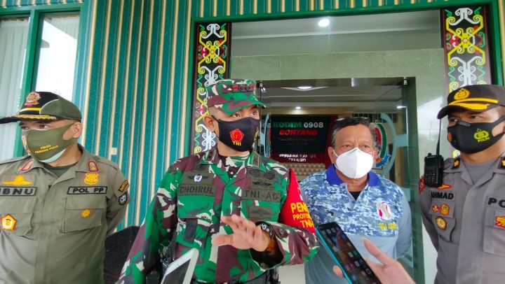 Makin Ketat ! Dandim Bontang Usul Warga Jangan Keluar Rumah Dulu