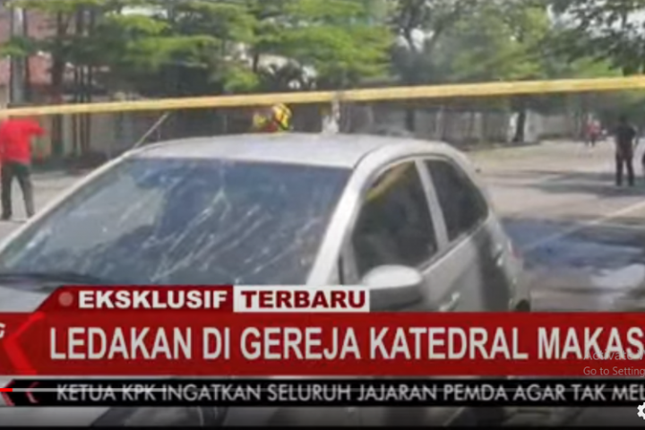 Kronologi Ledakan di Gereja Katedral, Pelaku Naik Motor dan Ledakkan Diri