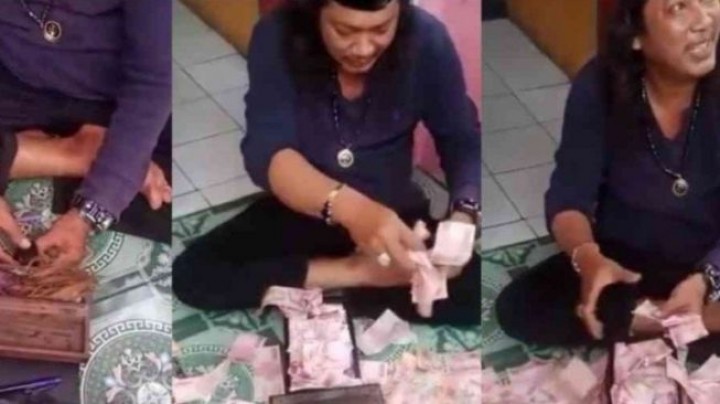 Polisi Sebut Ustaz Gondrong Gandakan Uang Pakai Trik Sulap