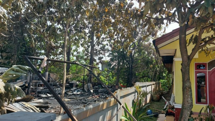 Nestapa Satria di Hari Raya, Rumah Terbakar Dituntut Tetangga