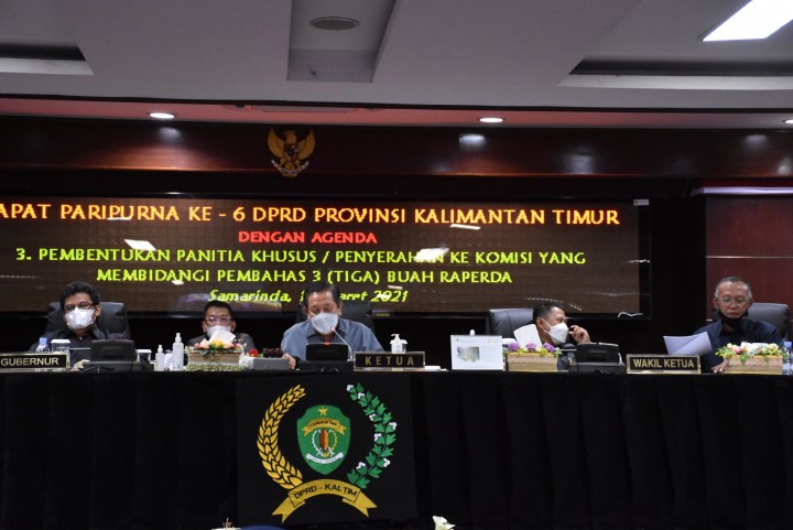 DPRD Kaltim Gelar Rapat Paripurna Raperda Ketahanan Keluarga