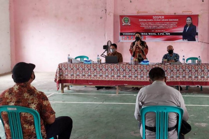 Veridiana Gelar Sosper Pajak di Kecamatan Tering
