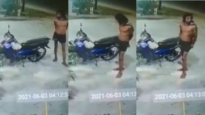  Viral Pencurian Motor Modus Baru, Pelaku Diduga Nyamar Jadi Orang Gila