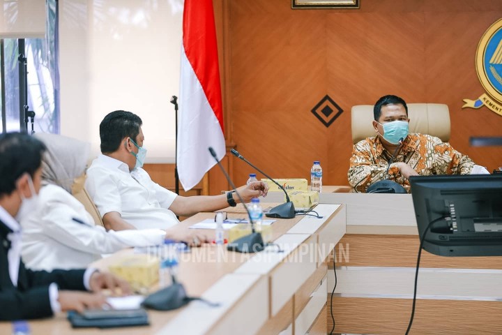 Percepat Pembangunan Sektor Pelabuhan, Walikota dan Wawali Berkunjung ke Kemenhub
