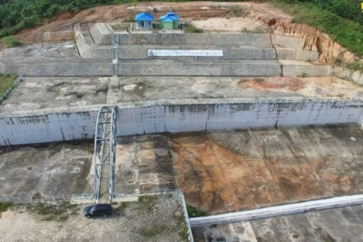 Bendungan Marangkayu Kelar, Pengisian Air Tunggu Lahan Bebas