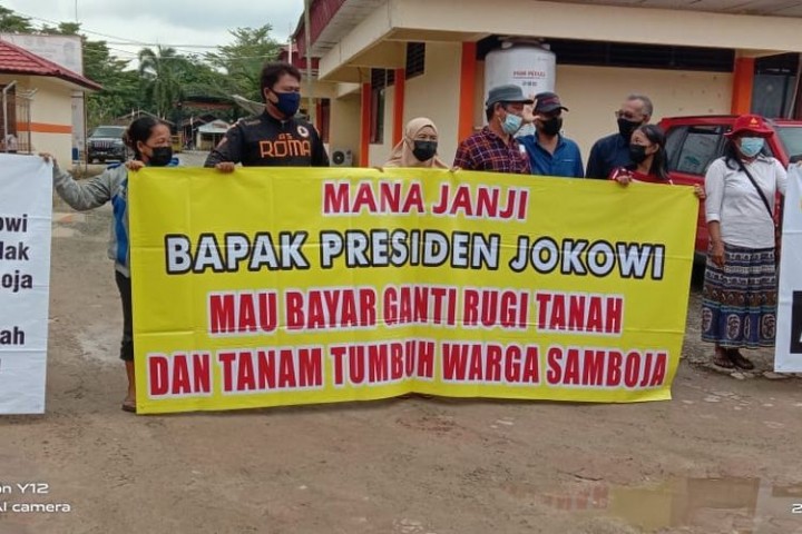 Warga Kukar Dilarang Demo Tuntut Ganti Rugi Lahan Saat Jokowi Resmikan Tol Balsam 
