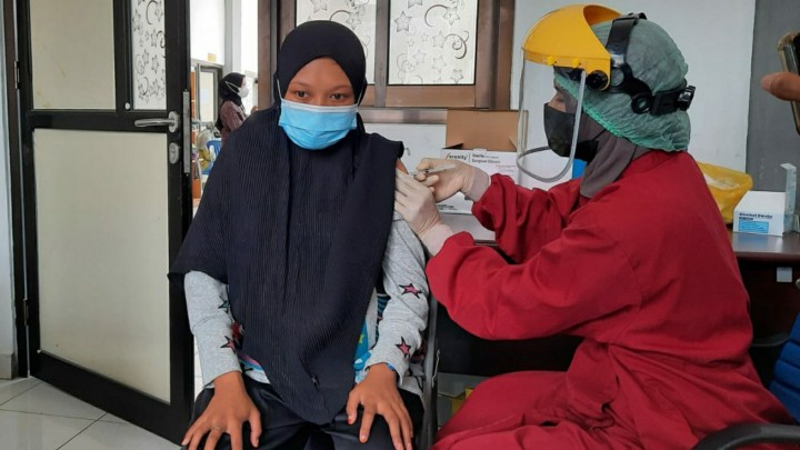 Anita Baik-baik Saja Usai Ikut Vaksinasi Ibu Hamil