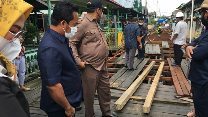 Kontraktor Proyek Jembatan Selambai Di-Warning Pemkot