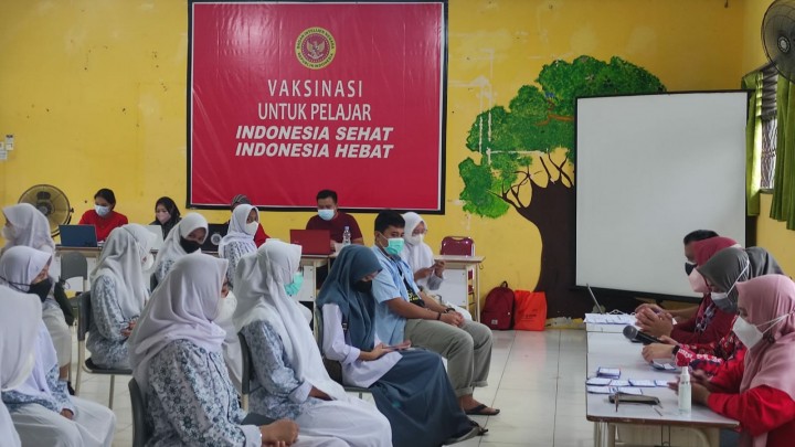 MAN Bontang Jadi Sekolah Pertama Ikuti Vaksinasi Lengkap