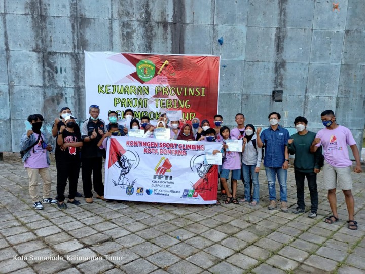 Panjat Tebing Bontang Sabet 2 Emas dan 4 perak di Kejurprov