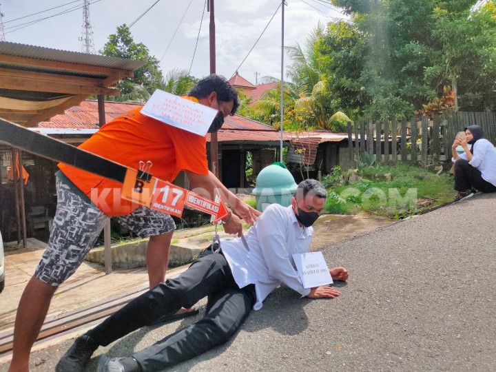 Reka Adegan Penikaman di Bontang Kuala Ungkap Fakta Baru